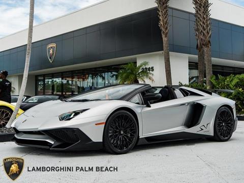 2017 Lamborghini Aventador For Sale In West Palm Beach Fl