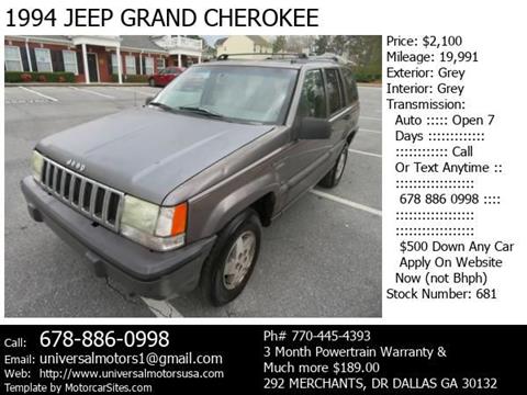 1994 Jeep Grand Cherokee For Sale In Dallas Ga