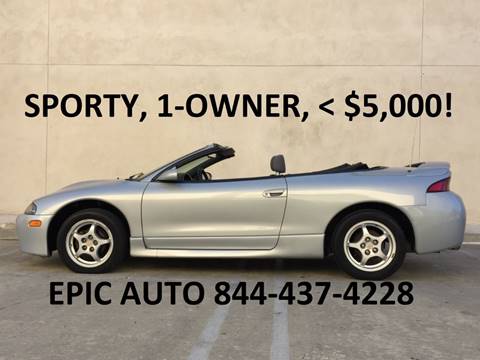 1998 Mitsubishi Eclipse Spyder For Sale In Irwindale Ca