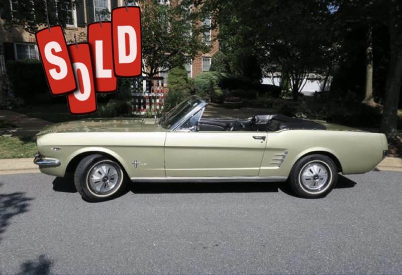 1966 Ford Mustang Convertible SOLD SOLD SOLD