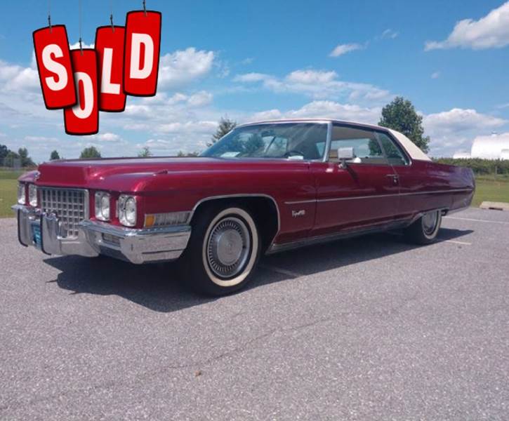 1971 Cadillac DeVille SOLD SOLD SOLD