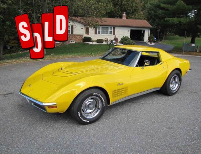 1972 Chevrolet Corvette SOLD SOLD SOLD