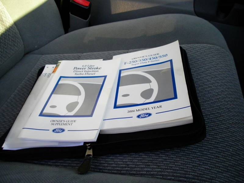 2004 ford f350 powerstroke owners manual