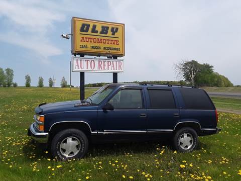 1997 Chevrolet Tahoe For Sale In Frederic Wi