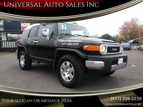 Used Toyota Fj Cruiser For Sale In Aumsville Or Carsforsale Com