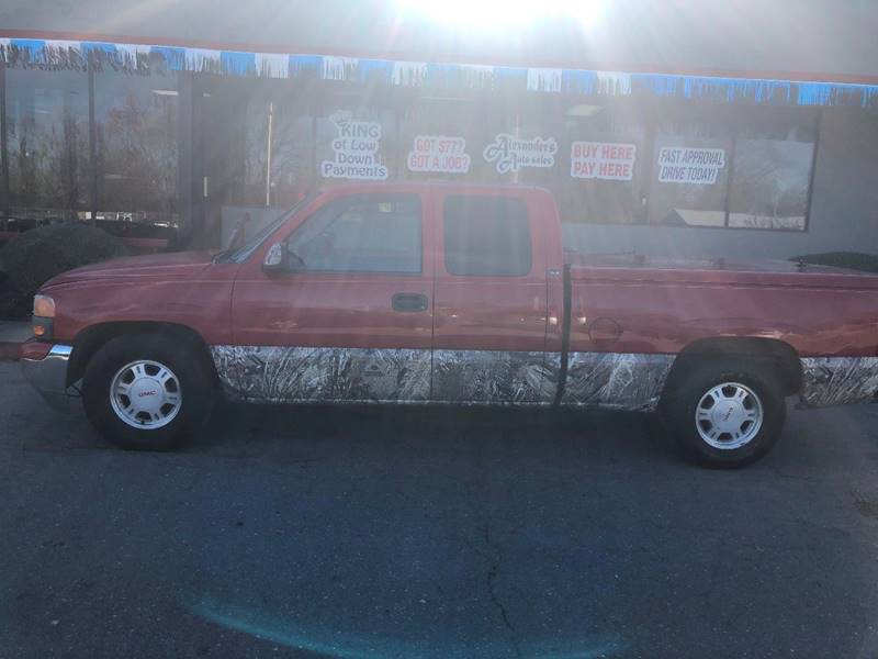 2000 Gmc Sierra 1500 3dr Sl Extended Cab Sb In North Little